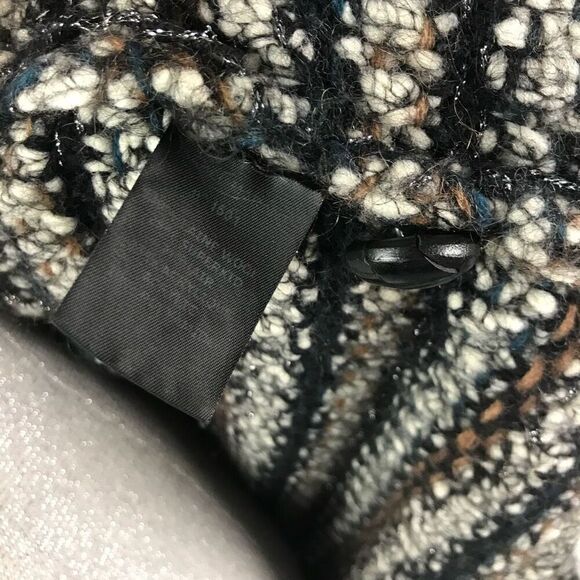 Isabel Marant Barney Bouclé Striped Long Cardigan‎ Sweater Sz 42 - Picture 5 of 12